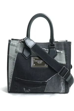 Dolce & Gabbana Femme, Pre-owned, Noir, Taille: ONE Size Pre-owned Cuir sacs-main