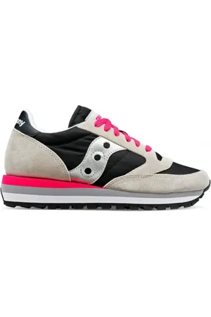 Saucony Femme, Chaussures, Multicolore, Taille: 37 EU Triple Noir/Argent Baskets Jazz Femme