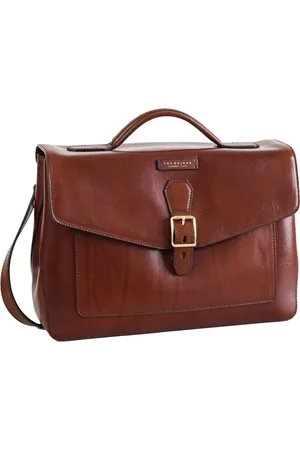 The Bridge Homme, Sacs, Brun, Taille: ONE Size Sac Messager en Cuir Marron