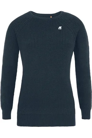 K-Way Femme, Pulls, Bleu, Taille: 38 FR Cardigan Bleu Estelle Femme