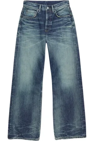 Acne Studios Homme, Jeans, Bleu, Taille: W28 Jean droit bleu marine