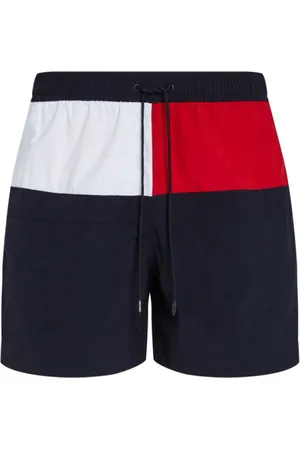 Tommy Hilfiger Homme, Maillots de bain, Multicolore, Taille: L Vêtements Mer Noir Taille Élastique