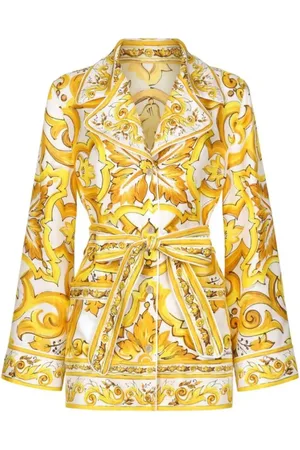 Dolce & Gabbana Femme, Vestes, Multicolore, Taille: 40 FR Chemises Élégantes Collection