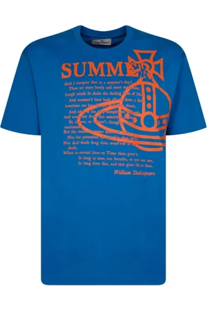 Vivienne Westwood Homme, Tops, Bleu, Taille: L T-shirt d