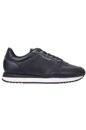 HUGO BOSS Homme, Chaussures, Bleu, Taille: 44 EU Baskets Bleues Chaussures Élégantes