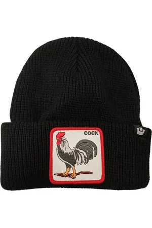 Goorin Bros. Femme, Accessoires, Noir, Taille: ONE Size Bonnet Beanie Patch Ferme Animale Noir