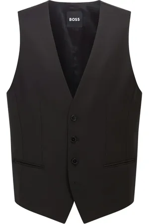HUGO BOSS Homme, Costumes, Noir, Taille: L Gilet Huge V1