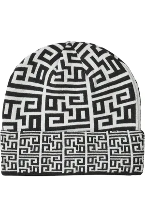 GAËLLE Femme, Accessoires, Multicolore, Taille: ONE Size Bonnet Fantaisie Lettrage Blanc Unisexe
