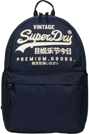 Superdry Femme, Sacs, Bleu, Taille: ONE Size Heritage Montana Sac à dos pour ordinateur portable