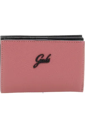 Gabs Femme, Accessoires, Rose, Taille: ONE Size Portefeuille en cuir rouge avec fermeture éclair