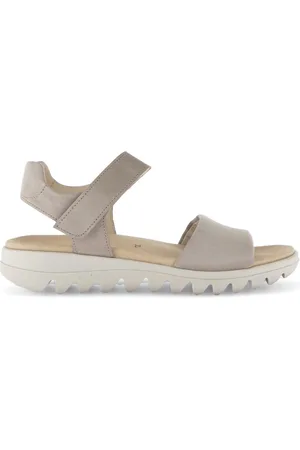 Gabor Femme, Chaussures, , Taille: 36 EU Sandales beiges en nubuk