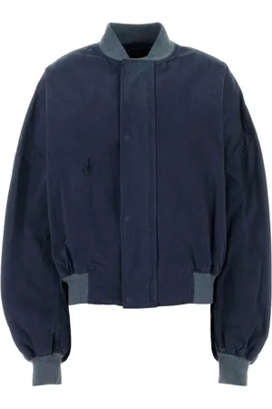 J.W.Anderson Femme, Vestes, Bleu, Taille: 40 FR Veste Bomber en Coton Bleu