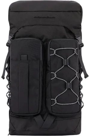 Piquadro Femme, Sacs, Noir, Taille: ONE Size Sac à dos antichoc unisexe pour ordinateur portable