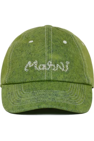 Marni Femme, Accessoires, Vert, Taille: L Kiwi Denim Hat