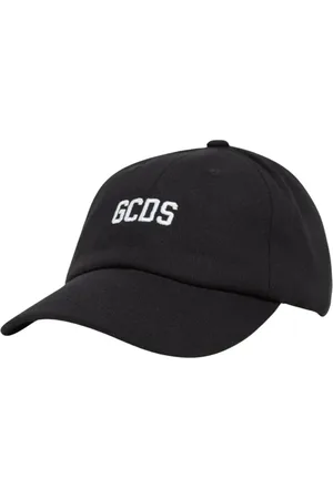GCDS Homme, Accessoires, Noir, Taille: ONE Size Casquette de baseball noire avec sangle ajustable