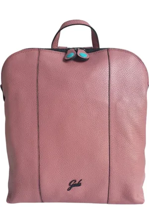 Gabs Femme, Sacs, Rose, Taille: ONE Size Sac à Dos en Cuir Rouge Martellato Bull
