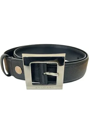 Bvlgari Homme, Pre-owned, Noir, Taille: ONE Size Pre-owned Cuir ceintures