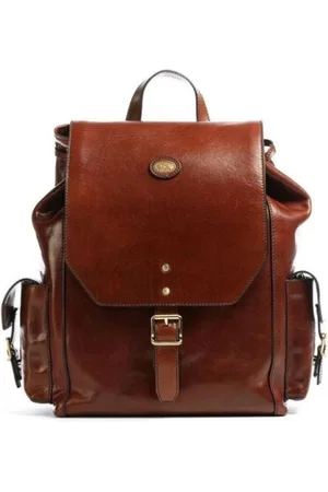 The Bridge Femme, Sacs, Brun, Taille: ONE Size Sac à dos en cuir marron Unisexe