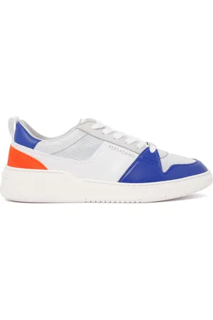 Salvatore Ferragamo Homme, Chaussures, Multicolore, Taille: 42 1/2 EU Baskets basses en maille multicolore