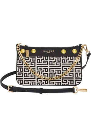 GAËLLE Femme, Sacs, Noir, Taille: ONE Size Mini Sac en Toile Noire avec Logo