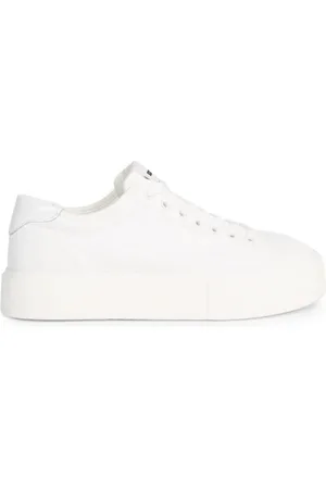 Tommy Hilfiger Femme, Chaussures, Blanc, Taille: 39 EU Baskets Blanches Basses