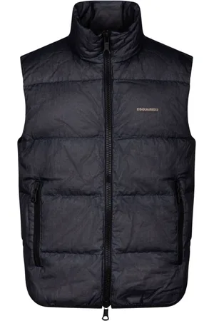 Dsquared2 Homme, Vestes, Bleu, Taille: M Gilet Matelassé Bleu Marine