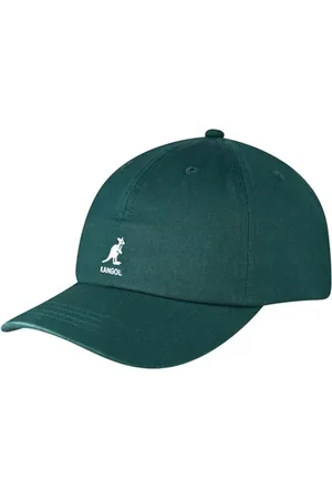 Kangol Femme, Accessoires, Vert, Taille: ONE Size Vert Pin Casquette de Baseball en Coton Lavé