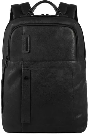 Piquadro Homme, Sacs, Noir, Taille: ONE Size Sac à dos bleu pour homme avec compartiment pour ordinateur portable