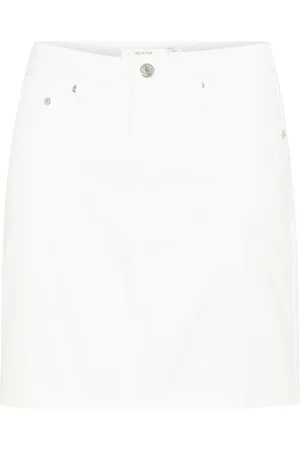 Gestuz Femme, Jupes, Blanc, Taille: 36 FR Mini Jupe Blanche Style Classique