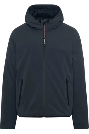ECOALF Homme, Vestes, Bleu, Taille: M Veste Bleue en Polyester Cartes