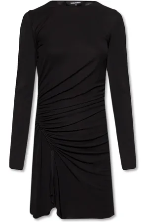 Dsquared2 Femme, Robes, Noir, Taille: 38 FR Robe à manches longues