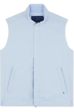 Paul & Shark Homme, Vestes, Bleu, Taille: XL Gilet imperméable Pertex Shield Revolve