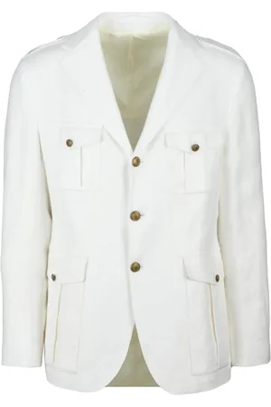 ELEVENTY Homme, Vestes, Blanc, Taille: L Veste