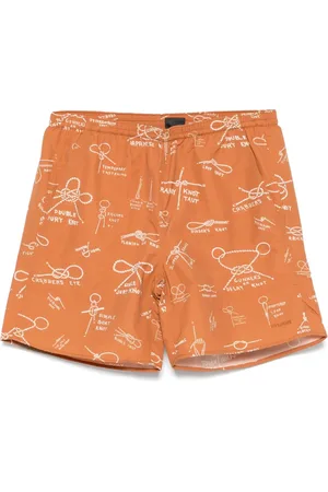 Filson Homme, Maillots de bain, Brun, Taille: L Bourbon Oxbow Lake Trunks