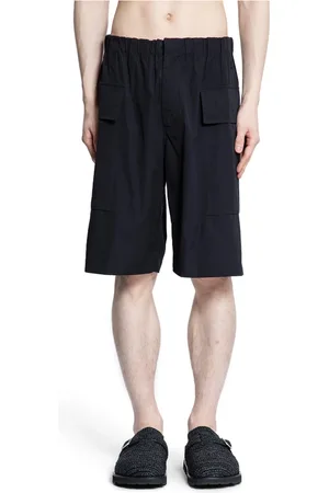Jil Sander Homme, Shorts, Noir, Taille: M Pantalon Cargo en Coton Noir