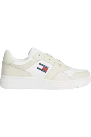 Tommy Hilfiger Homme, Chaussures, Blanc, Taille: 40 EU Baskets Décontractées pour Hommes et Femmes
