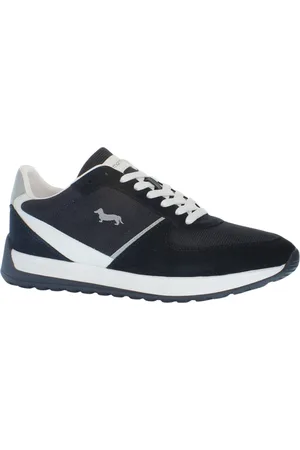 HARMONT&BLAINE Homme, Chaussures, Bleu, Taille: 44 EU Baskets Bassotto Bleu avec Logo