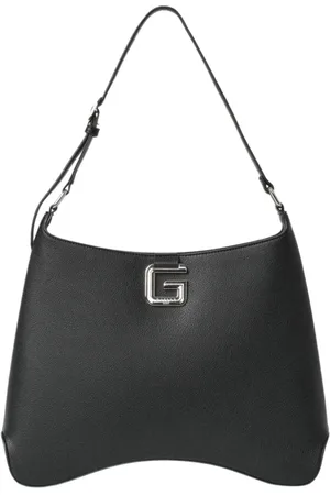 GAËLLE Femme, Sacs, Noir, Taille: ONE Size Collier Pendentif en Métal et Similicuir Noir