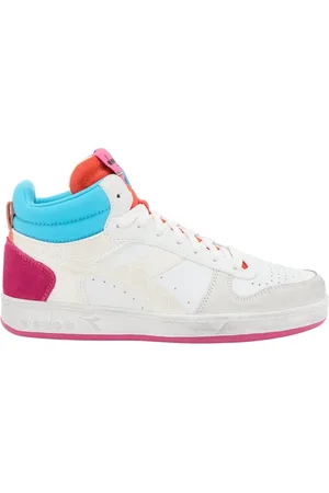 Diadora Femme, Chaussures, Blanc, Taille: 36 EU Baskets Vintage Magic Basket Blanc