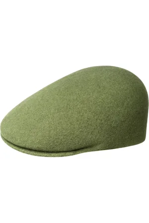 Kangol Femme, Accessoires, Vert, Taille: L Casquette Ergonomique en Laine Bleue