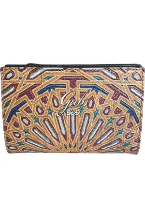 Gabs Femme, Accessoires, Multicolore, Taille: ONE Size Portefeuille en Cuir Thème Voyage avec Fermeture Éclair
