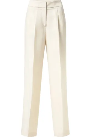 PESERICO SIGN Femme, Pantalons, Blanc, Taille: 36 FR Pantalon Large