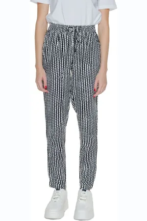 ONLY Femme, Pantalons, Multicolore, Taille: 36 FR Jean et Pantalon en Viscose Noirs