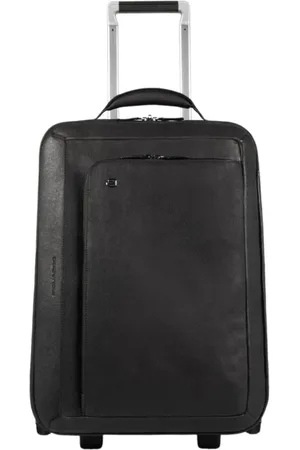 Piquadro Femme, Valises, Noir, Taille: ONE Size Sac Cabine Noir avec Compartiment pour Ordinateur Portable