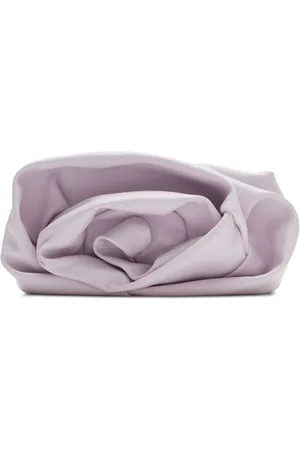 Burberry Femme, Sacs, Rose, Taille: ONE Size Pochette en cuir lilas avec détails de fausses fleurs