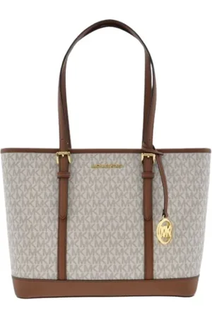 Michael Kors Femme, Sacs, Multicolore, Taille: ONE Size Sac cabas imprimé logo Vanille