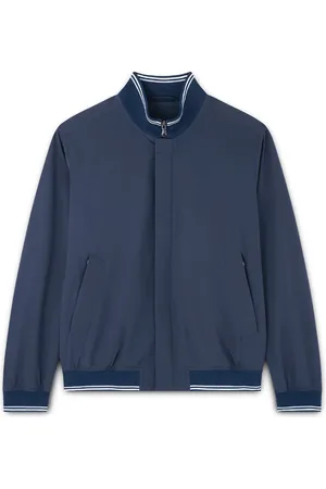 Paul & Shark Homme, Vestes, Bleu, Taille: M Bomber Stretch résistant à l