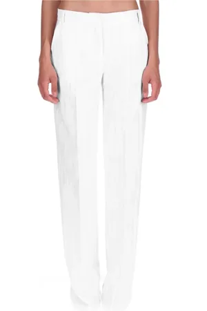 ERMANNO SCERVINO Femme, Pantalons, Blanc, Taille: 42 FR Pantalon Firenze