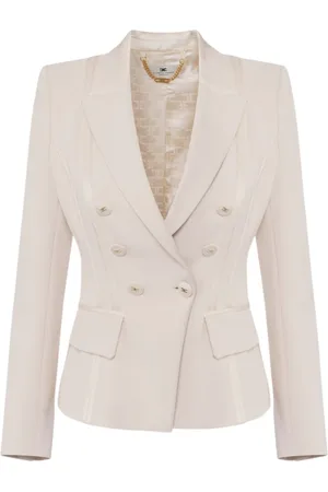 Elisabetta Franchi Femme, Vestes, , Taille: 38 FR Robe Élégante en 96% Polyester 4% Élasthanne