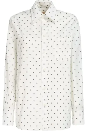 Marni Femme, Blouses et Chemises, Blanc, Taille: 36 FR Collection Chemises Élégantes Femme